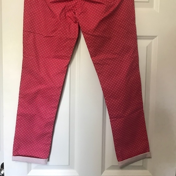 Coral Jeans Swiss Dot Ankle Jeans New NWT Cropped pants - Picture 2 of 8